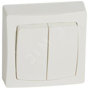Oteo Переключатель двухклавишный (86020) - Legrand