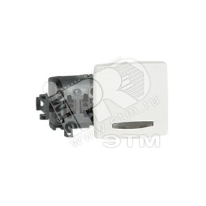Oteo Выключатель кнопочный с индикатором 6А 250В (086105) - Legrand