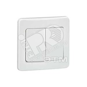 Plexo Переключатель двухклавишный - Legrand