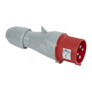 Вилка мобильная - 32А - 3К+З - 380 В - IP 44 (090131) - Legrand