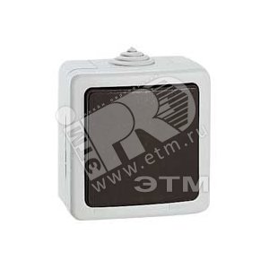 PLEXO Переключатель коридорный одноклавишный наружный IP55 (91610) - Legrand