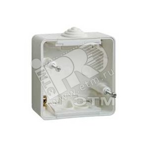 Plexo Коробка наружная 1 пост IP55 белая (91791) - Legrand