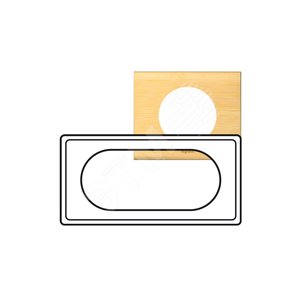 Рамка, 4/5 модулей, бамбук - Legrand