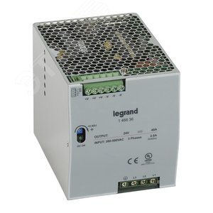 Источник питания импульсный 3 фазы 24В 960Вт 40A (146636) - Legrand
