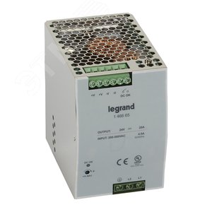 Источник питания импульсный 1/2 фазы 24В 480Вт 20A (146665) - Legrand