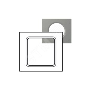 Рамка, 2х5 модулей, арт-бетон - Legrand