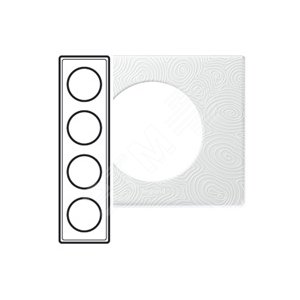 Рамка 4п Белая Феерия CLN (069354) - Legrand