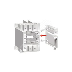 Основание DPX1600 4п с выключателем подключение спереди - Legrand