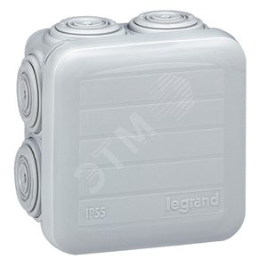 Plexo Коробка переходная IP55 65х65х40мм (092005) - Legrand
