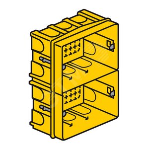 Коробка скрытого монтажа для сенсорной панели 3,5" Кат № 0 672 92 - для сухих перегородок - MyHOME SCS | 089379 | Legrand - Legrand