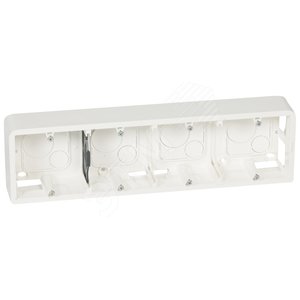 Коробка Mosaic накладная белая 10м 40мм | 080284 | Legrand - Legrand