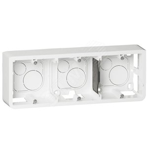 Mosaic Коробка накладная белая 6/8м 40мм (080286) - Legrand