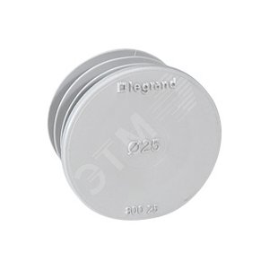 Заглушка для коробки 25мм (80025)