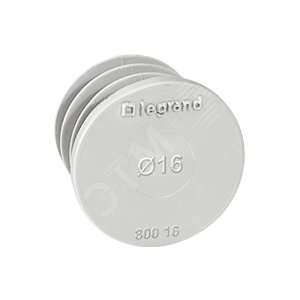Заглушка для коробки 16мм (80016)