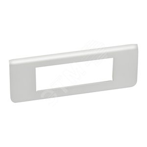 Рамка пластиковая Mosaic 6 модулей алюминий (79316)