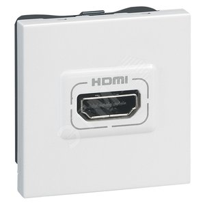 Mosaic Розетка аудио и видео HDMI белая - Legrand