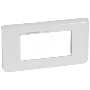 Mosaic New Рамка 4 модуля антибактериальная (078724) - Legrand