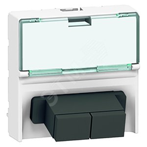 Mosaic-New Розетка оптоволоконная 2хSC push-pull - Legrand Euro