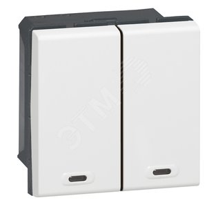 Mosaic SCS Кнопка 2 цепи 2 мод. | 078472 | Legrand - Legrand