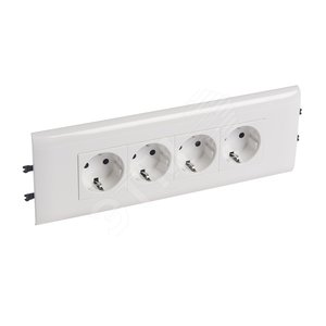 Розетка силовая Р.Dlp красная 65 немецкий стандарт 4x2к+З - Legrand