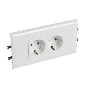 Розетка силовая Р.Dlp красная 65 немецкий стандарт 2x2к+З (077462) - Legrand