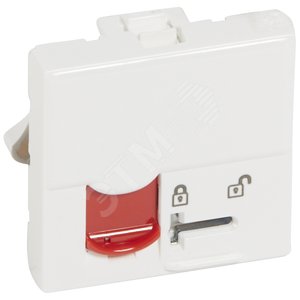 Mosaic Розетка RJ45 FTP кат.5е безопасн (076598) - Legrand