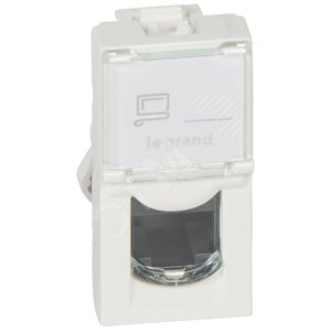 Mosaic Розетка компьютерная RJ45 1 модуль категория 5е - Legrand Euro