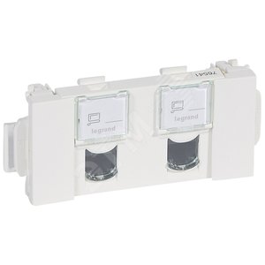 Mosaic RJ45 UTP Cat. 5e 2 модуля CD | 076541 | Legrand - Legrand