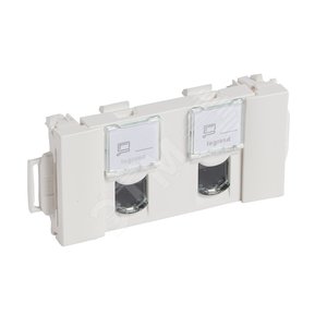 Mosaic RJ45 UTP Cat. 6 2 модуля CD | 076544 | Legrand - Legrand