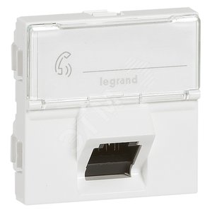 MOSAIC RJ45UTP 6a 2М 45° белая - Legrand