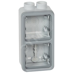 Plexo Коробка переходная ISO20 2 выхода вертикальная (069668) - Legrand