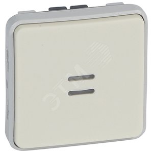 Plexo Переключатель с индикатором с лампой белый (069612) - Legrand