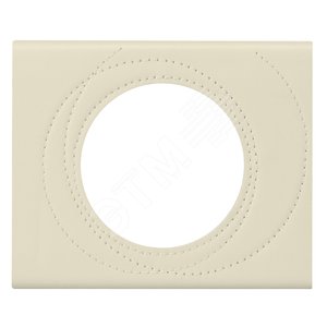 Рамка, однопостовая, кожа макиато (069431) - Legrand