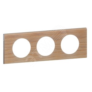 Рамка, трехпостовая, беленый дуб (069053)