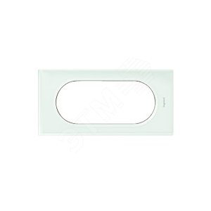 Рамка, 4/5 модулей, смальта белая глина