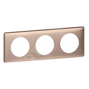 Рамка, трехпостовая, медь (068993)