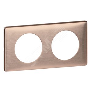 Рамка, двухпостовая, медь (068992)