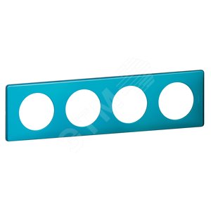 Рамка, четырехпостовая, лазурный пунктум