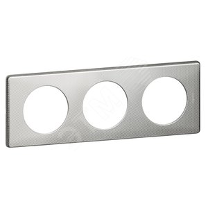 Рамка, трехпостовая, сильвер пунктум (068723)