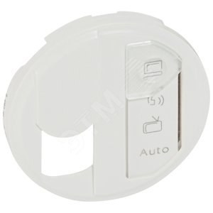 Celiane Белый Накладка розетки RJ 45 STP категория 6 с этикеткой | 068291 | Legrand - Legrand