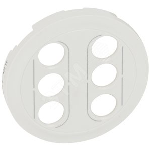 Панель лицевая розетки 2xRCA белая - Legrand