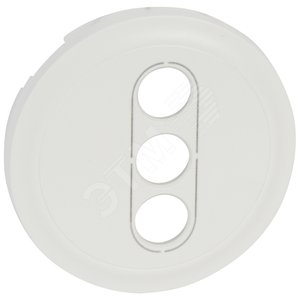 Celiane Панель лицевая розетки для аудио/видео колонок белая