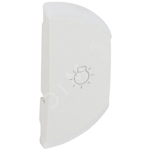 Celiane Панель лицевая двухклавишная правая SCS белый (068149)