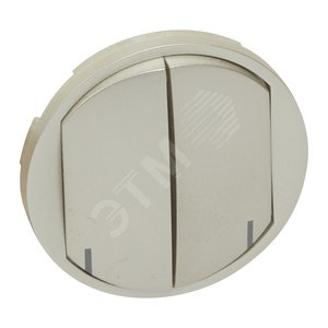 MyHome Play Zigbee. Клавиша управляющего устройства 2-канального.Титан - Legrand