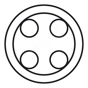 Celiane Лицевая панель двойной розетки Banana 2х067312 белая (068232)