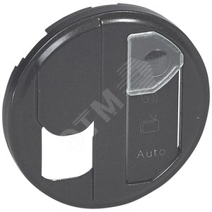 Лицевая панель розетки RJ45 STP категория 6 с этикеткой 067396 графит - Legrand