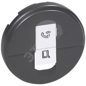 Celiane Лицевая панель розетки RJ45 UTP/FTP 067344/45 графит (067951) - Legrand