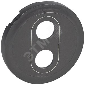 Celiane Лицевая панель розетки Banana 067312 графит (067872)