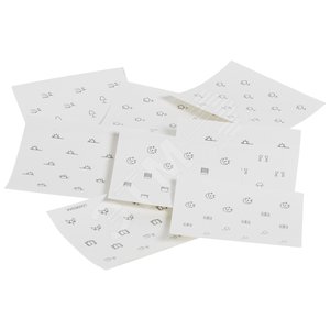 Набор пиктограмм белый (067698)