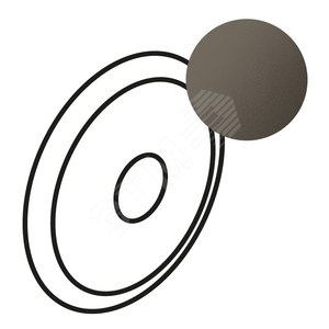 Лицевая панель выключателя бесконтактного графит